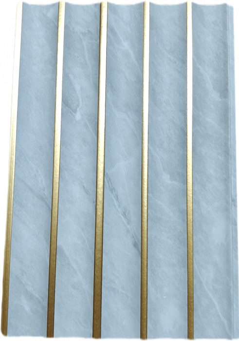 Panou decorativ-Riflaj PS-Culoare ALB/AURIU [2]