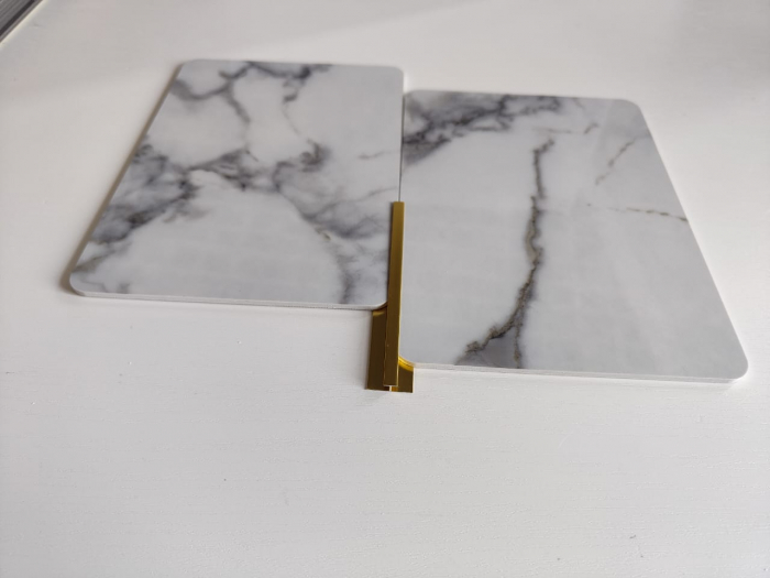 Profil Aluminiu de imbinare pentru placa PVC 3mm [1]