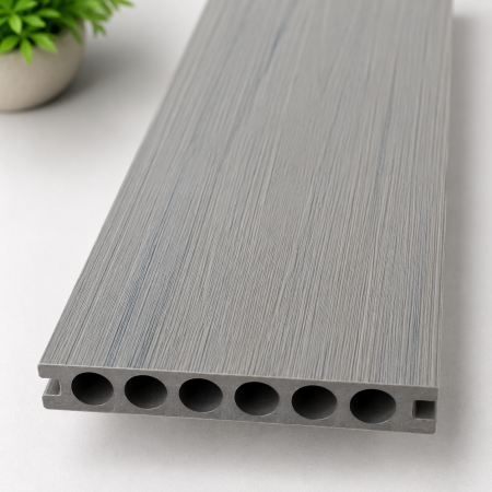 PARDOSEALA DECK WPC CO-EXTRUDAT - DECK WPC CO-EXTRUDAT EXTERIOR - 2.9m x 14cm x 2.5 cm