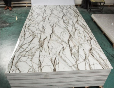 PLACI PVC LUCIOASE - Placa PVC -Imitatie Marmura - 2.4m x 1.2m -C9002