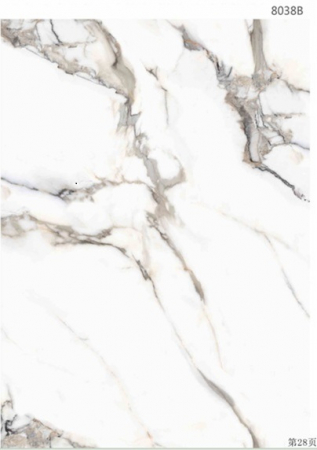 PLACI PVC LUCIOASE - Placa PVC Imitatie Marmura  - 2.7mx 1.22 m - 8038.B