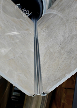 Profil Aluminiu de imbinare - Colt INTERIOR - 2.9m [1]