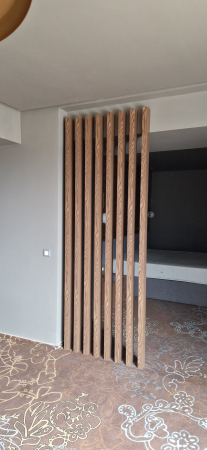 RIFLAJE Decorative - Riflaj Bara WPC 100x50x2900mm  Culoare Stejar #76