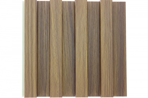 RIFLAJE Decorative - Panou decorativ- Riflaj WPC - Culoare Nuc Clasic