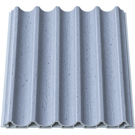 Riflaj decortiv WPC - Culoare Gri Ciment [1]