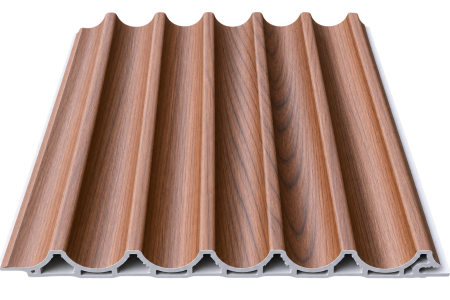 Riflaj decortiv WPC - Culoare Nuc Caramel [1]