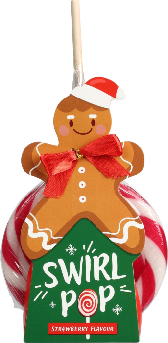 Acadea spiralată de Crăciun Swirl Lollipop (90g) [1]