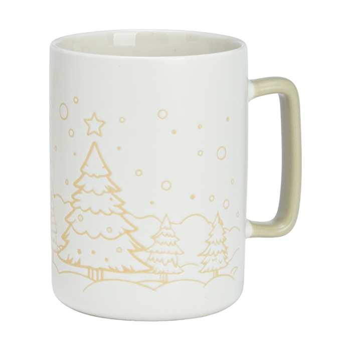 Cană de Crăciun „White Christmas”, din porțelan, 450 ml, 2 modele asortate [3]
