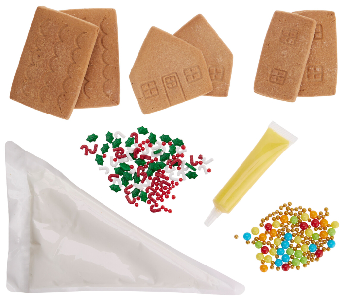 Căsuță din turtă dulce pentru asamblat și decorat – Gingerbread Cookie House, 288g [3]