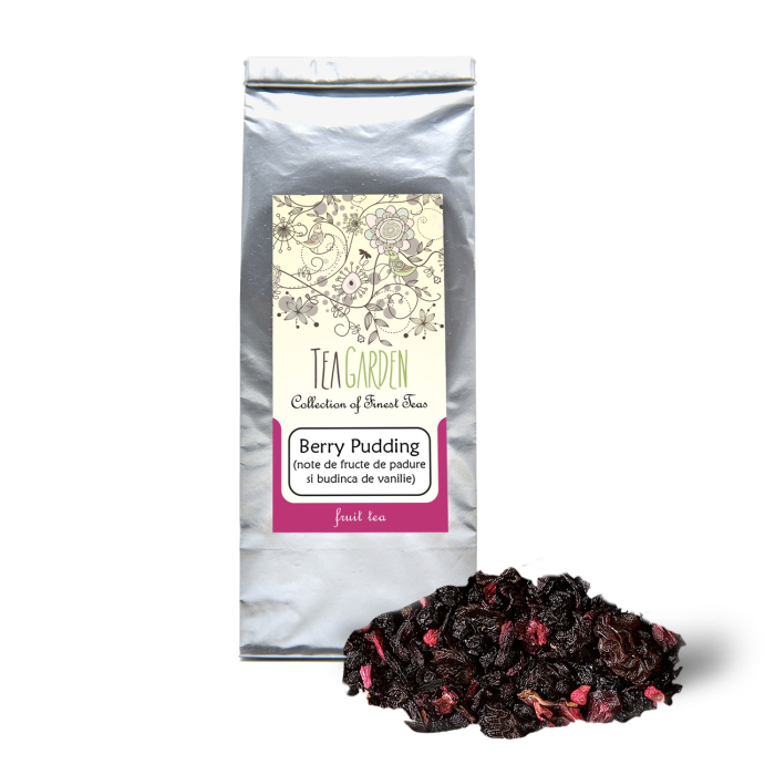 Ceai de fructe cu fructe de padure si note de budinca de vanilie, Berry Pudding, TEAGARDEN [2]