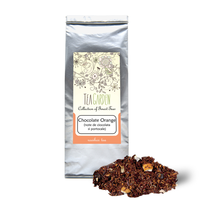 Ceai rooibos cu note de ciocolata si portocale, Chocolate Orange, TEAGARDEN [3]