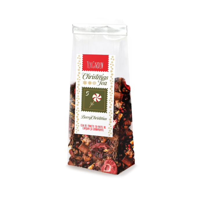 Ceai de Craciun BERRY CHRISTMAS, fructe cu note de capsuni si condimente, 40g [1]