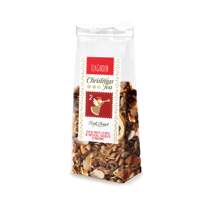 Ceai de Craciun FRUIT ANGEL, note de portocala ciocolata si martipan, 50g [1]