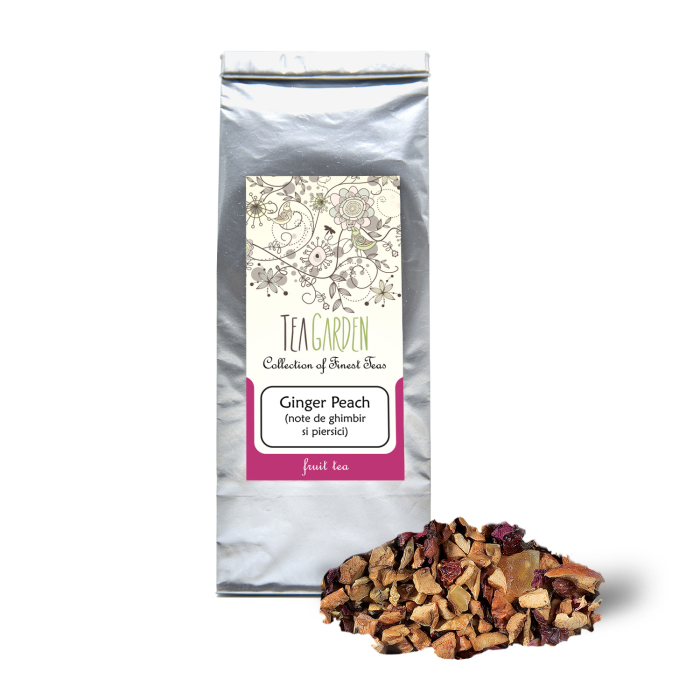 Ceai de fructe cu note de ghimbir si piersici, Ginger Peach, TEAGARDEN [4]