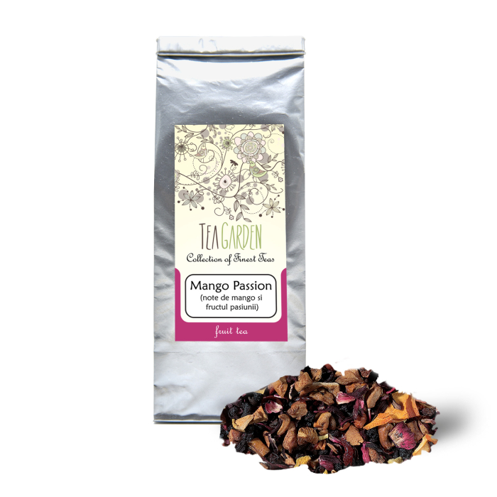 Ceai de fructe cu note de mango si fructul pasiunii, Mango Passion, TEAGARDEN [3]