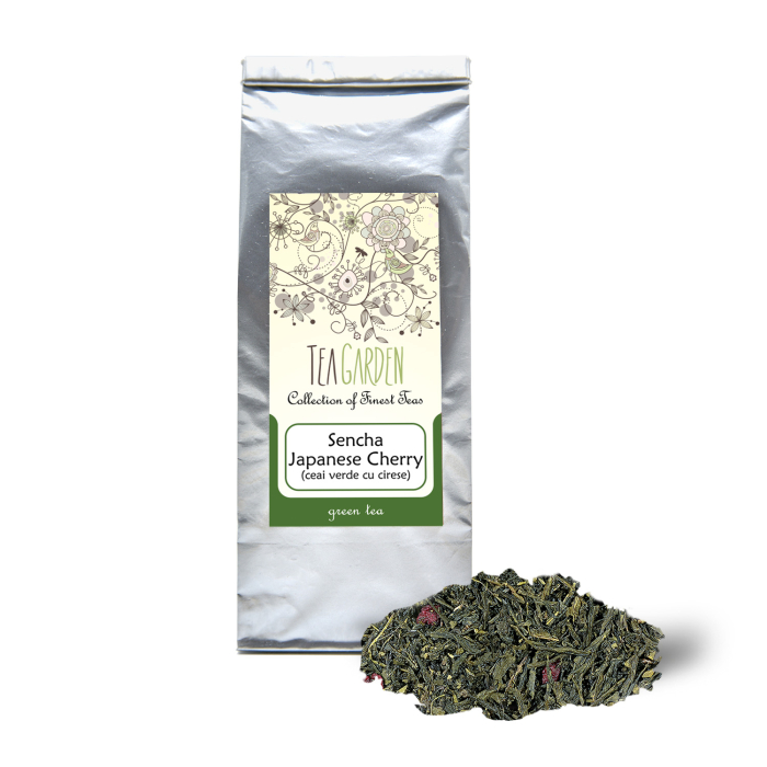 Ceai verde cu note de cirese japoneze, Sencha Japanese Cherry, TEAGARDEN [4]