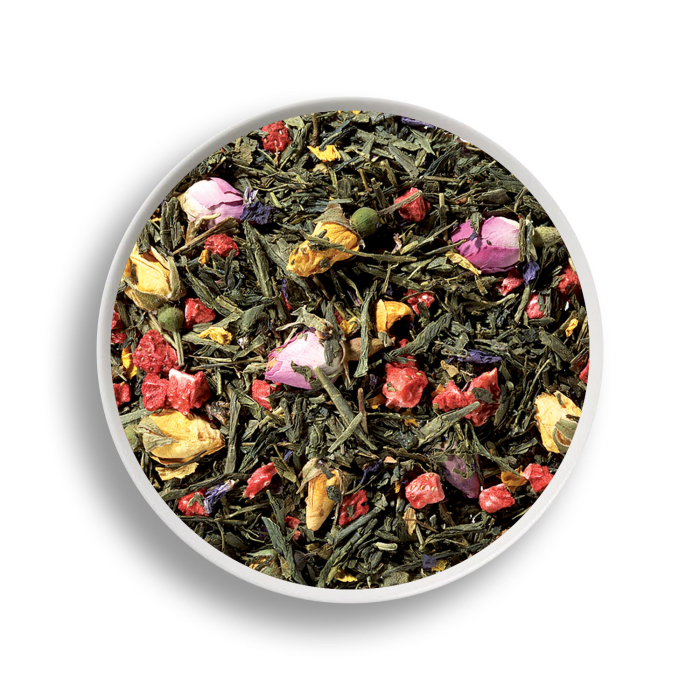 Ceai verde cu trandafiri si note de zmeura, Sencha Spring, TEAGARDEN [2]