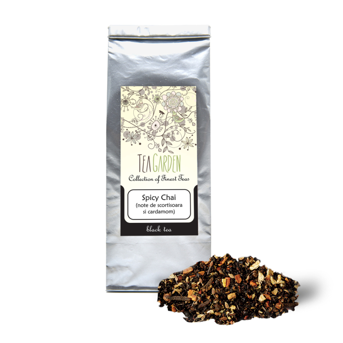 Ceai negru cu scortisoara si cardamom, Spicy Chai, TEAGARDEN [3]