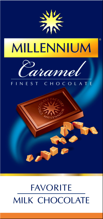 Ciocolată Millennium Favorite cu lapte și caramel 31% cacao [1]