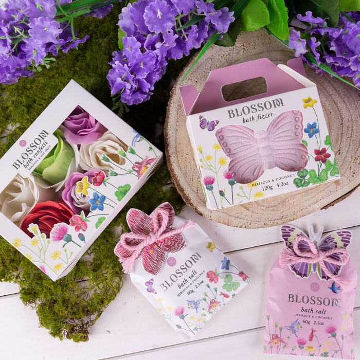 Confetti de baie BLOSSOM - 25g, flori de sapun [2]