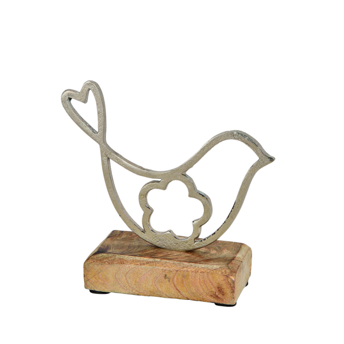 Decoratiune Bird&Flower -15x13x5cm [2]