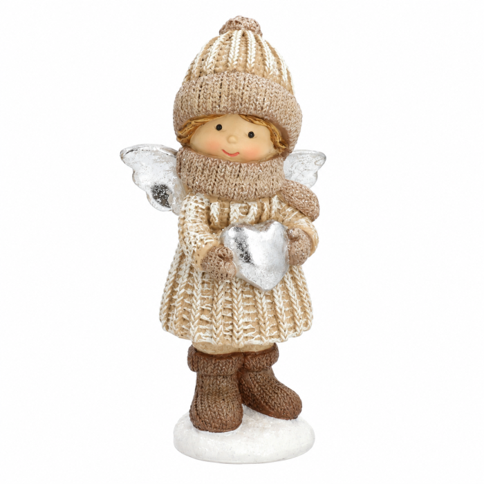 Figurină decorativă de Crăciun „Little Winter Angels”, 12 cm, 2 modele asortate [4]