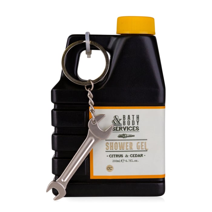 Gel de dus BATH and BODY SERVICES in forma de cutie de ulei +breloc [3]