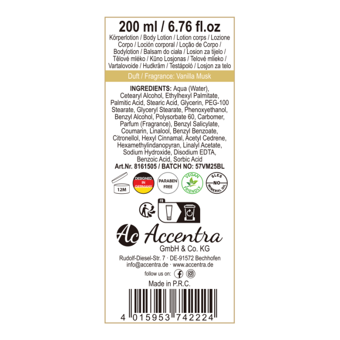 Loțiune de corp Winter MAGIC, Vanilie și Mosc – 200 ml [2]