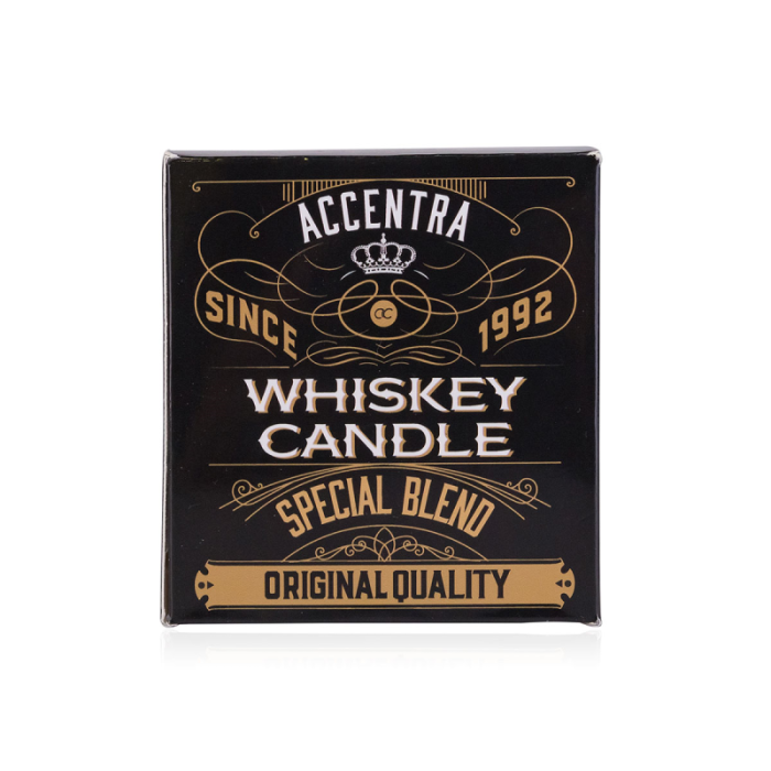 Lumânare parfumată Accentra Whiskey – Pahar de whisky, aromă condimentată, 360 g [2]