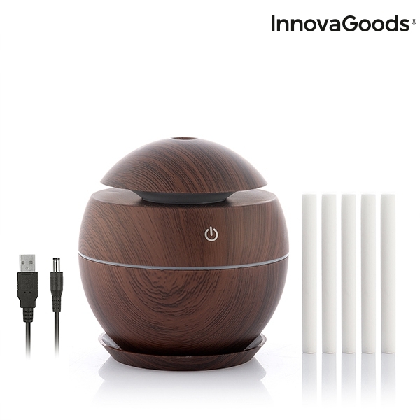 Mini umidificator difuzor de arome Dark Walnut INNOVAGOODS [5]
