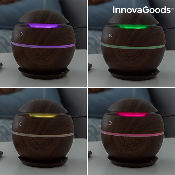 Mini umidificator difuzor de arome Dark Walnut INNOVAGOODS [8]