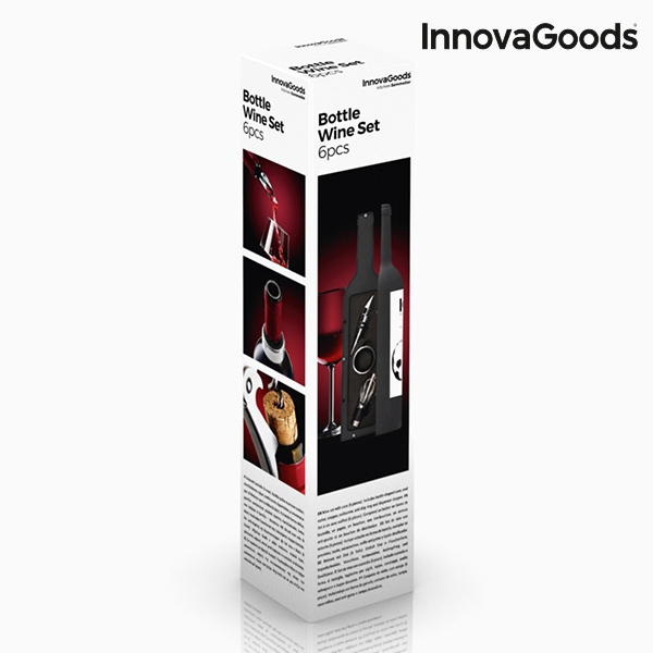 Set Accesorii pentru Vin 5 piese, format sticla de vin, INNOVAGOODS [2]