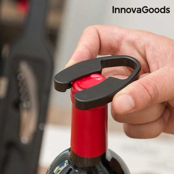 Set Accesorii pentru Vin 5 piese, format sticla de vin, INNOVAGOODS [5]