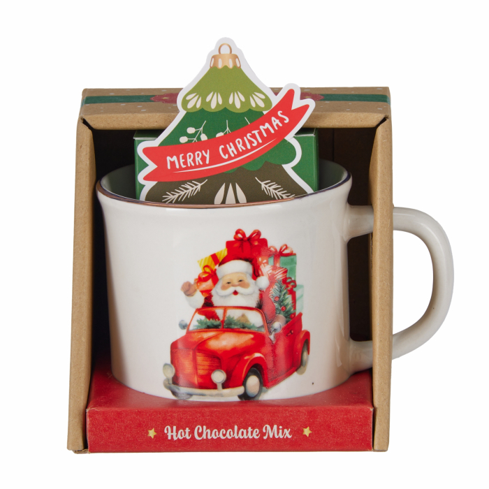 Set cadou „Joyful Moments” – cană decorativă cu ciocolată caldă pudră (20g) [2]