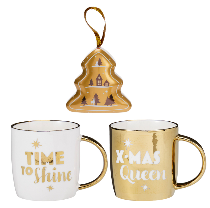 Set cadou Time to Shine – cană decorativă și 3 caramele moi cu ciocolată cu lapte, 39g [2]
