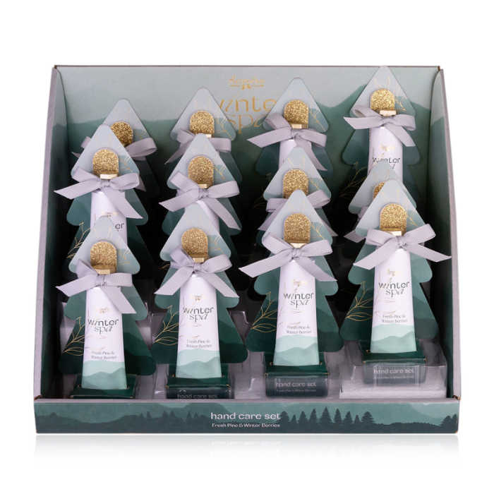 Set îngrijire mâini Winter Spa – 2 produse, în ambalaj tip brad de Crăciun [2]