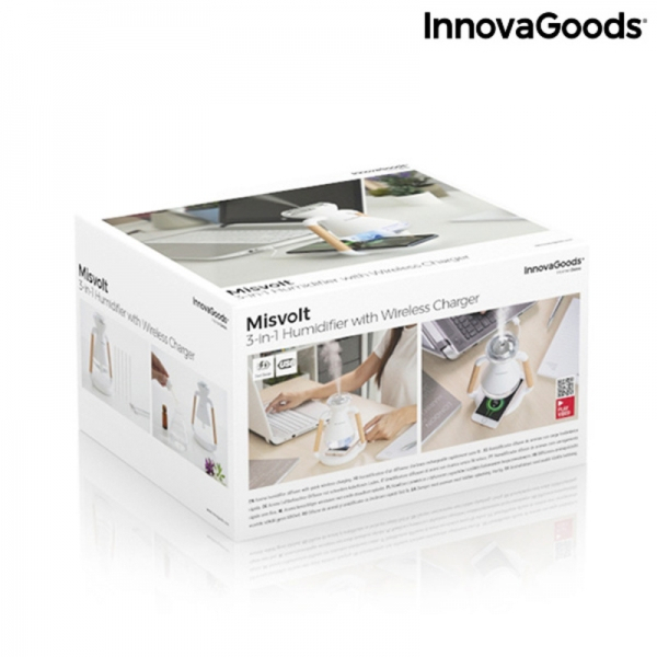 Umidificator cu difuzor de aroma si incarcator wireless INNOVAGOODS [14]