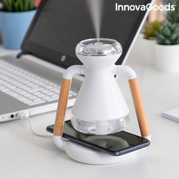Umidificator cu difuzor de aroma si incarcator wireless INNOVAGOODS [5]