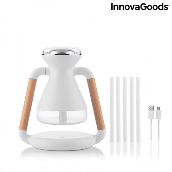 Umidificator cu difuzor de aroma si incarcator wireless INNOVAGOODS [9]