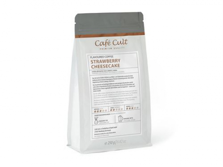 Cafe Cult - Cafea boabe Strawberry Cheesecake – 100% Arabica, 250g, Cafe Cult