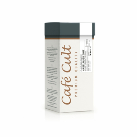 Cafea - Cafea boabe/macinata Hazelnut Cinnamon – 100% Arabica, 250g, Cafe Cult