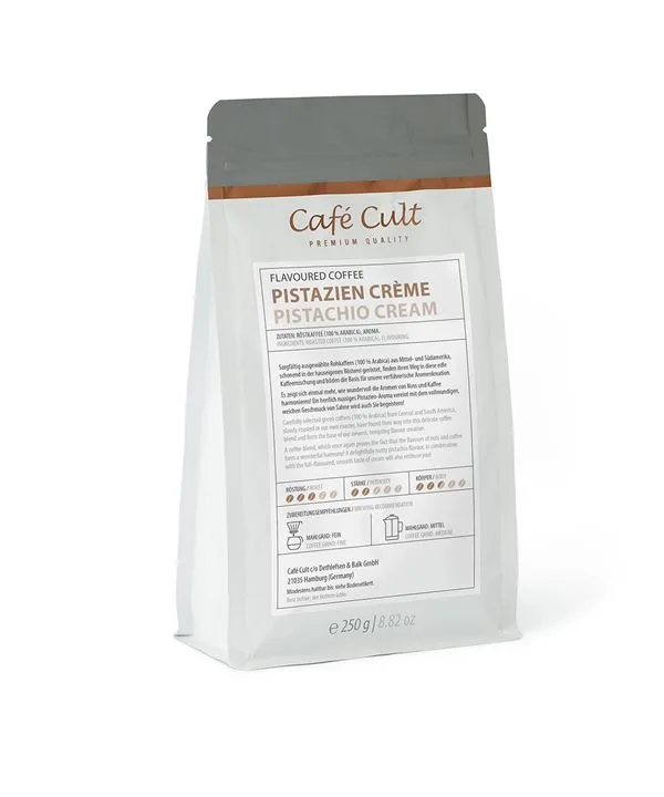 Branduri - Cafea boabe Pistachio Cream – 100% Arabica, 250g, Cafe Cult