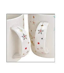 Cani de Craciun - Cana Craciun, Deluxe Globes, gold deco, portelan, 250ml