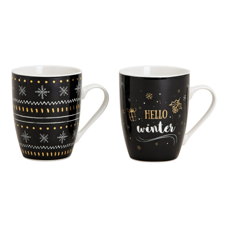 Cană de Crăciun „Starlit Winter”, din porțelan, 300 ml, 2 modele asortate [0]