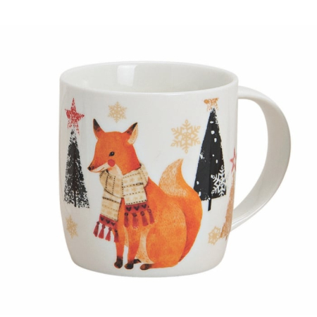 Wurm - Cană de Crăciun Xmas Animals, porțelan, 300 ml – 4 modele