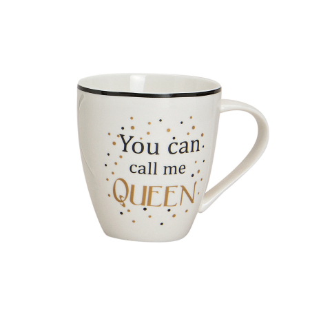 Accesorii pentru ceai si cafea - Cana Jumbo Messages - Queen