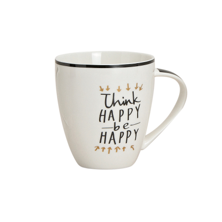 Accesorii pentru ceai si cafea - Cana Jumbo Messages - Think happy