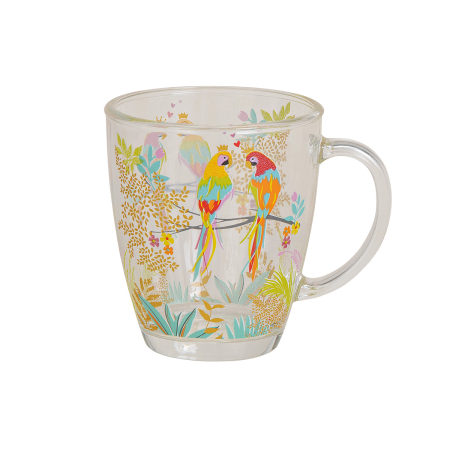 Accesorii pentru ceai si cafea - Cana “Tropical Birds“ - papagali
