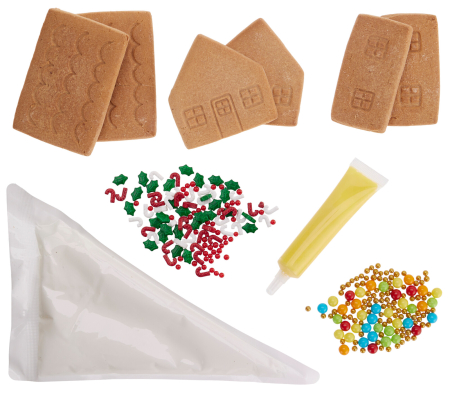 Căsuță din turtă dulce pentru asamblat și decorat – Gingerbread Cookie House, 288g [2]