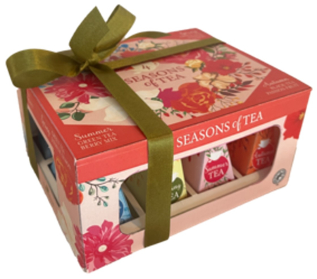 Ceai & Cafea - Ceai cutie 4 Seasons Pyramid Tea, cu 12 piramide, 4 arome, 24g